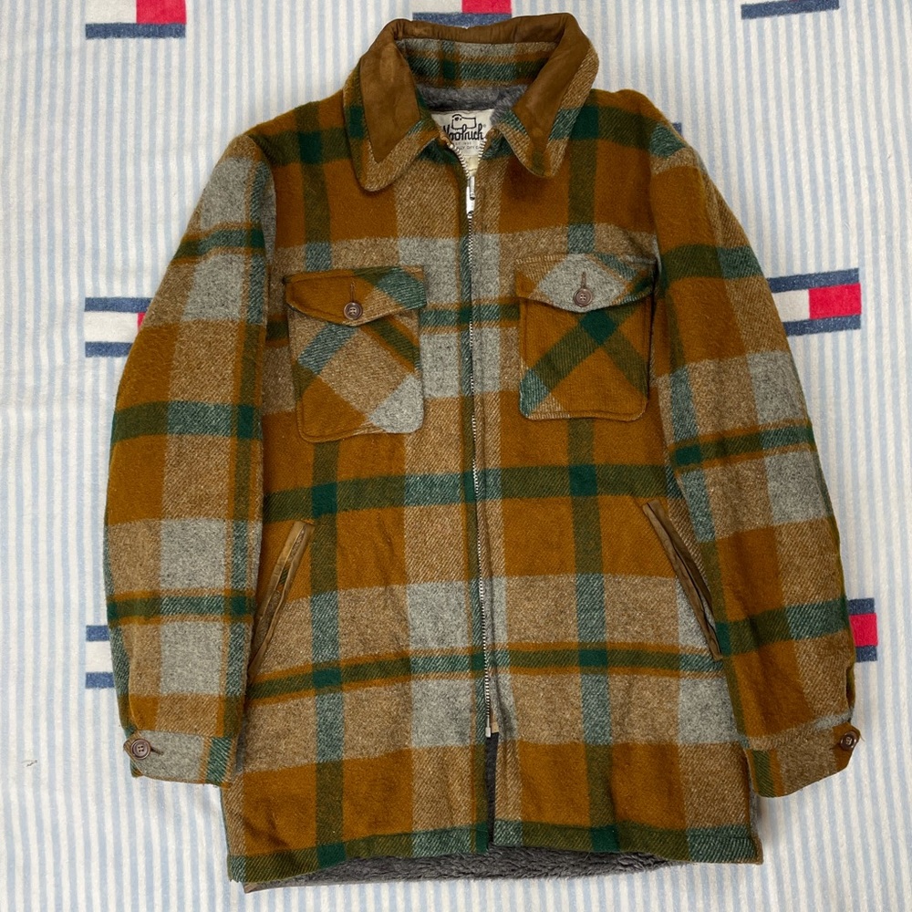 Vintage Woolrich fur lined flannel jacket